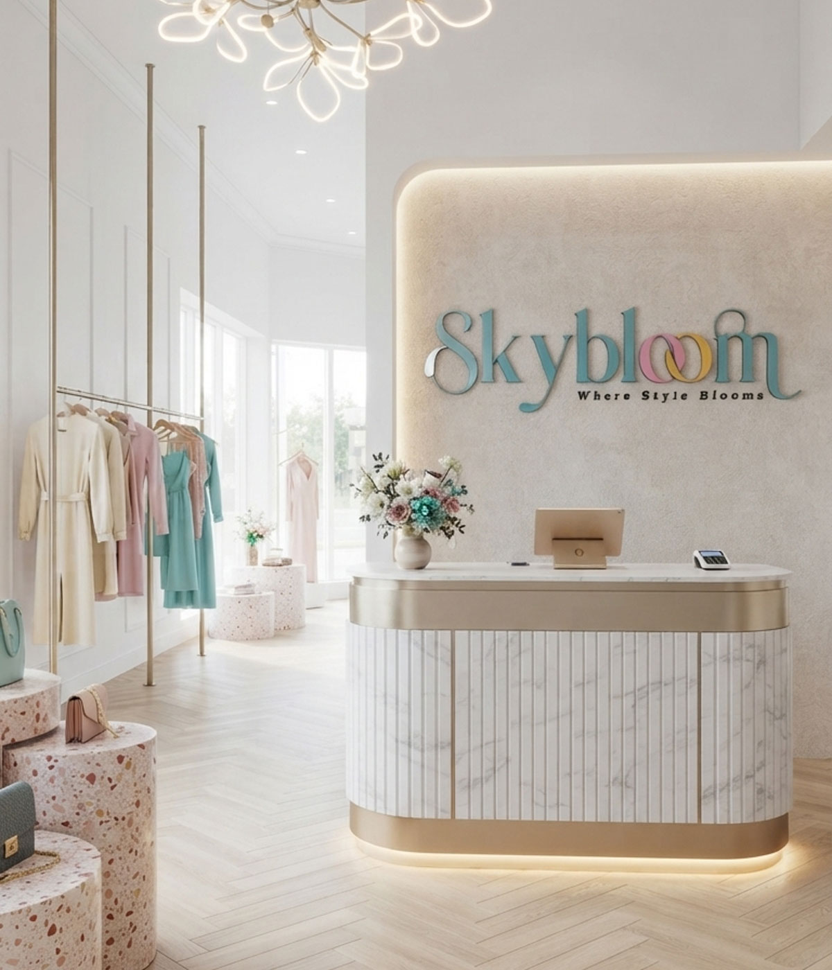 Inside Skybloom Boutique